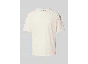 4064908770577 - T-Shirt mit geripptem Rundhalsausschnitt Modell GILBERD