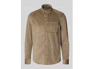 4064908852006 - Regular Fit Freizeithemd aus Cord mit Button-Down-Kragen