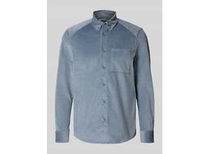 4064908852051 - Regular Fit Freizeithemd aus Cord mit Button-Down-Kragen