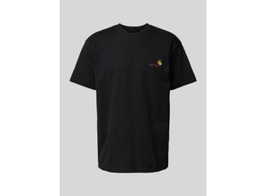 4064958087069 - T-Shirt mit Label-Stitching Modell American