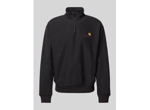 4064958106944 - Sweatshirt mit Troyer-Kragen Modell AMERICAN SCRIPT