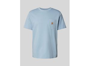 4064958370031 - T-Shirt mit Label-Patch Modell POCKET 4064958370031 - T-Shirt mit Label-Patch Modell POCKET
