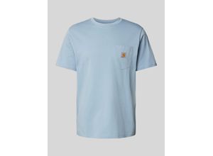 4064958370062 - T-Shirt mit Label-Patch Modell POCKET