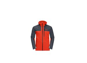 4064993498998 - JACK WOLFSKIN Herren Wanderjacke Go Hike Hoodie rot Größe L 1114051