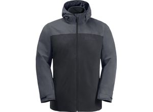 4064993503098 - Doppeljacke Taubenberg wasserdicht atmungsaktivfür Herren grau XL