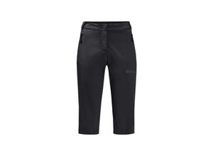 4064993659818 - Softshell-Wanderhose Active Light Dreiviertellänge atmungaktiv für Damen schwarz 42