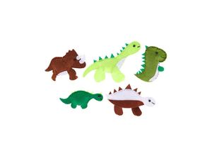 4065166037563 - Filz-Bastelset FINGERPUPPEN - DINOSAURIER 5-teilig