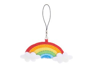 4065166037587 - Filz-Bastelset ANHÄNGER - REGENBOGEN in bunt