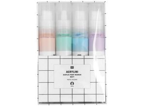 4065166044691 - Acrylini Marker XL Set Pastel Colours 4 Farben 4065166044691 - Acrylini Marker XL Set Pastel Colours 4 Farben