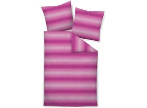 4065334100341 - Bettwäsche JANINE Mako-Satin45075 05 155x20080x80 Gr B L 135 cm x 200 cm (1 St) B L 80 cm x 80 cm (1 St) Mako-Satin pink (viva magenta) Bettwäsche 135x200 cm 5