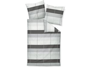 4065334125948 - Bettwäsche JANINE J D87100 02 200x220 2x80x80 Gr B L 240 cm x 220 cm (1 St) B L 80 cm x 80 cm & 80 cm x 80 cm (2 St) Mako-Satin morgennebel anthrazit Bettwäsche 240x220 cm mit Reißverschluss 4065334125948 - Bettwäsche JANINE J D87100 02 200x220 2x80x80 Gr B L 240 cm x 220 cm (1 St) B L 80 cm x 80 cm & 80 cm x 80 cm (2 St) Mako-Satin morgennebel anthrazit Bettwäsche 240x220 cm mit Reißverschluss
