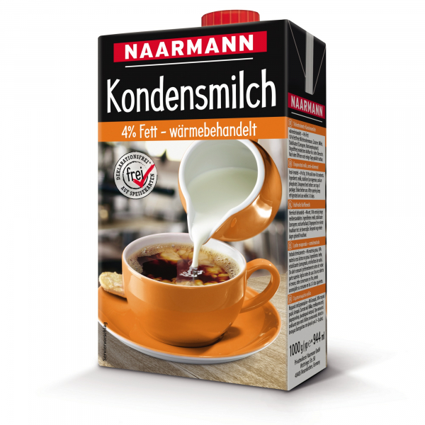 4065400000766 - Naarmann Kondensmilch 765 4% 1kg 4065400000766 765