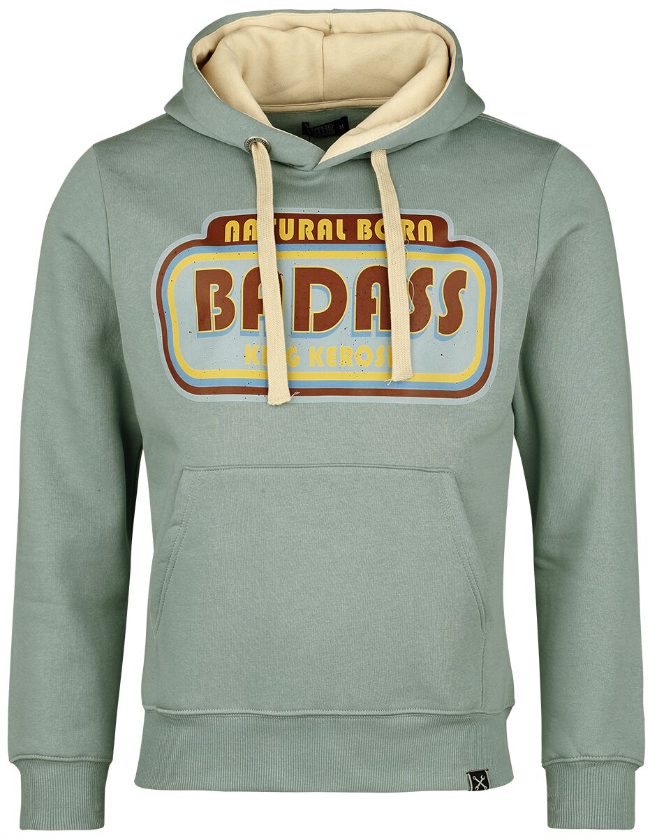 4065409265081 - Badass Hoodie Kapuzenpullover grün in M