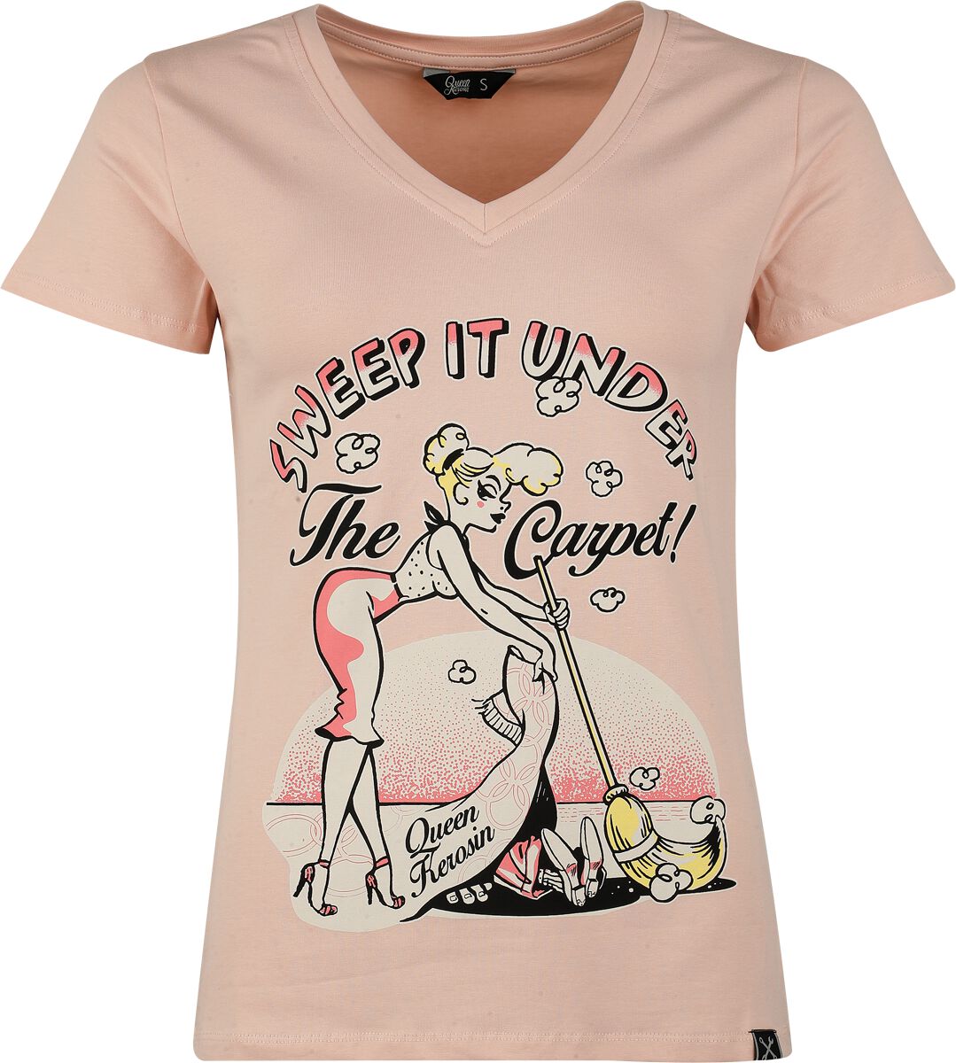 4065409272331 - Sweep IT Up T-Shirt rosa in L 4065409272331 - Sweep IT Up T-Shirt rosa in L