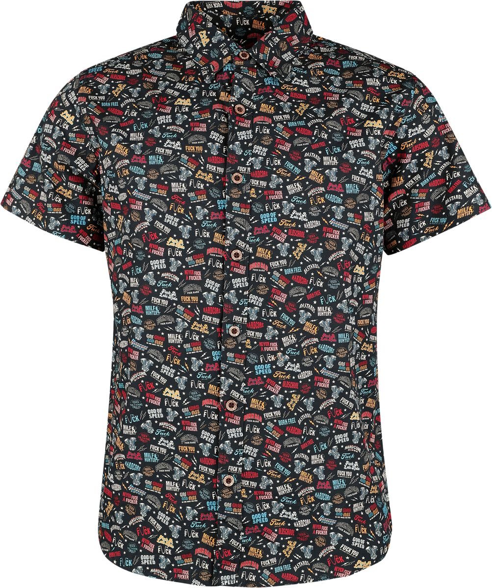 4065409288509 - Motorcycle Tools Shirt Kurzarmhemd schwarz in XL 4065409288509 - Motorcycle Tools Shirt Kurzarmhemd schwarz in XL