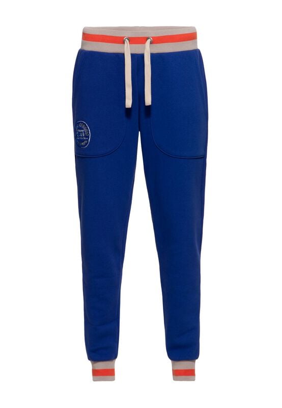4065409296818 - Kitten Sport Club College Style Sweatpants Trainingshose blau beige in S