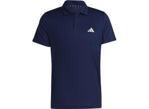 4065432999694 - adidas Performance Funktionsshirt Polokragen Logo-Detail für Herren blau S