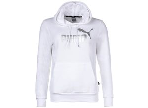 4065452185336 - Damen Hoodie Metallic Logo weiss Größe XS 849958