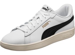 4065452405441 - PUMA® Smash V3 Sneaker Leder SoftFoam-Einlegesohle für Damen weiß 375