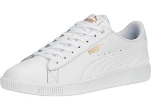 4065452442415 - PUMA® Sneaker Vikky V3 Leder Einlegesohle für Damen weiß 38