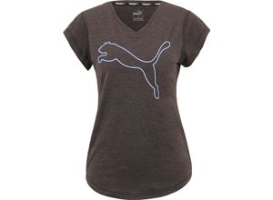 4065453485800 - PUMA® Train Favourite Heather Cat Trainingsshirt für Damen grau M