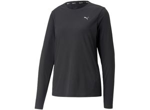 4065453562211 - PUMA® Funktions-Langarmshirt schweißableitend Slim Fit für Damen schwarz S