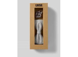 4065606138263 - Fliege und Einstecktuch aus Leinen im Set Modell TURINO