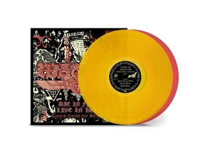 4065629629212 - Die In Fire - Live In Hell (Ltd 2lp Yellow Red) - Watain (LP)