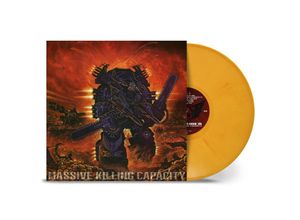 4065629668617 - Massive Killing Capacity(Yellow Orange Marbled) (Vinyl) - Dismember (LP)