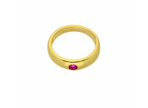 4065633205990 - Ketten-Anhänger ADELIA´S Damen Goldschmuck 333 Gold Anhänger Taufring mit Rubin Ø 112 mm Schmuckanhänger Gr Gelbgold 333 rot Damen 333 Gold mit Rubin Goldschmuck für