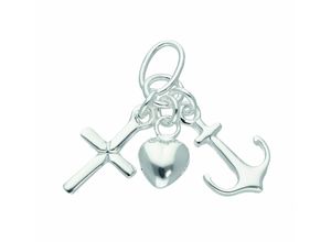 4065633208670 - Ketten-Anhänger ADELIA´S Damen Silberschmuck 925 Silber Anhänger Glaube-Liebe-Hoffnung Schmuckanhänger Gr Silber 925 (Sterlingsilber) silberfarben (silber) Damen 925 Sterling Silber Silberschmuck für