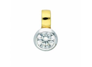 4065633209417 - Ketten-Anhänger ADELIA´S Damen Goldschmuck 333 Gold Anhänger mit Zirkonia Schmuckanhänger Gr mit Zirkonia Weißgold 333 goldfarben (gold) Damen 333 Gold mit Zirkonia Goldschmuck für