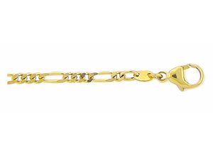 4065633220122 - Goldarmband ADELIA´S Damen Goldschmuck 333 Gold Figaro Armband 19 cm Armbänder Gr 19 Gelbgold 333 goldfarben (gold) Damen Armbänder Gold 19 cm 333 Figarokette Goldschmuck für