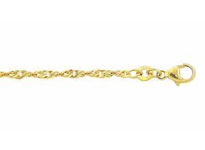 4065633220948 - Goldarmband ADELIA´S Damen Goldschmuck 333 Gold Singapur Armband 185 cm Armbänder Gr 185 Gelbgold 333 goldfarben (gold) Damen Armbänder Gold 185 cm 333 Singapur Kette Goldschmuck für