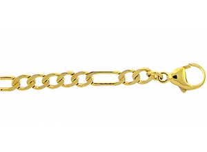 4065633221327 - Goldarmband ADELIA´S Damen Goldschmuck 333 Gold Figaro Armband 19 cm Armbänder Gr 19 Gelbgold 333 goldfarben (gold) Damen Armbänder Gold 19 cm 333 Figarokette Goldschmuck für