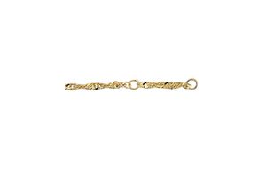 4065633222225 - Fußkette ADELIA´S Damen Goldschmuck 333 Gold Singapur Fußkettchen 25 cm goldfarben (gold) Damen Fußkettchen 25 cm 333 Gold Singapur Kette Goldschmuck für