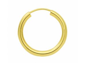 4065633236819 - Paar Ohrhänger ADELIA´S Damen Goldschmuck 1 585 Gold Ohrringe   Creolen Ø 20 mm Gr Damen goldfarben (gold) Damen Ohrhänger 585 Gold Goldschmuck für