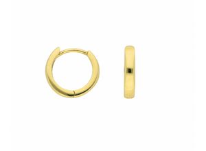 4065633237021 - Paar Ohrhänger ADELIA´S Damen Goldschmuck 1 585 Gold Ohrringe   Creolen Ø 12 mm Gr Damen goldfarben (gold) Damen Ohrhänger 585 Gold Goldschmuck für