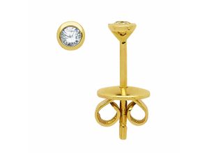 4065633238325 - Paar Ohrhänger ADELIA´S Damen Goldschmuck Ohrringe Gr Damen 01 ct VVS = sehr sehr kleine Einschlüsse Gelbgold 585 goldfarben (gold) Damen mit Diamant Brillant Goldschmuck für