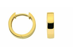 4065633240267 - Paar Ohrhänger ADELIA´S Damen Goldschmuck 1 585 Gold Ohrringe   Creolen Ø 117 mm Gr Damen goldfarben (gold) Damen Ohrhänger 585 Gold Goldschmuck für