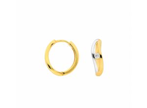 4065633244029 - Paar Creolen ADELIA´S Damen Goldschmuck Ohrringe Gr Damen Gelbgold 333 goldfarben (gold) Damen Creolen mit Zirkonia Goldschmuck für