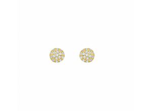 4065633244142 - Paar Ohrhänger ADELIA´S Damen Goldschmuck Ohrringe Gr Damen Gelbgold 585 goldfarben (gold) Damen mit Zirkonia Goldschmuck für