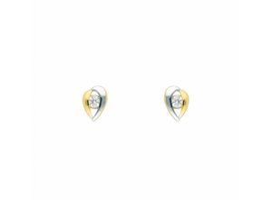 4065633244234 - Paar Ohrhänger ADELIA´S Damen Goldschmuck Ohrringe Gr Damen Gelbgold 585 goldfarben (gold) Damen mit Zirkonia Goldschmuck für