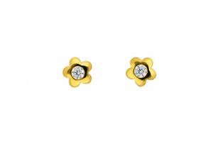 4065633244548 - Paar Ohrhänger ADELIA´S Damen Goldschmuck Ohrringe Gr Damen Gelbgold 585 goldfarben (gold) Damen mit Zirkonia Goldschmuck für