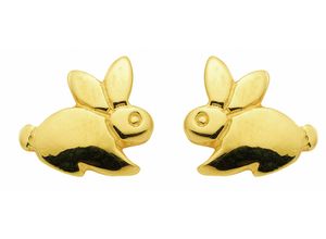 4065633245248 - Paar Ohrhänger ADELIA´S Damen Goldschmuck 1 333 Gold Ohrringe   Ohrstecker Hase Gr Damen Gelbgold 333 goldfarben (gold) Damen Ohrhänger 333 Gold Goldschmuck für