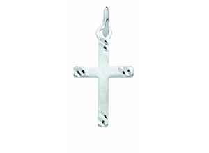 4065633258125 - Kette mit Anhänger ADELIA´S 925 Silber Kreuz Anhänger Halsketten Gr Silber 925 (Sterlingsilber) silberfarben (silber) Damen Schmuckset - Set mit Halskette