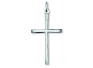 4065633530986 - Ketten-Anhänger Kreuz Anhänger aus 925 Silber Schmuckanhänger Gr Silber 925 (Sterlingsilber) silberfarben (silber) Damen Silber Schmuck