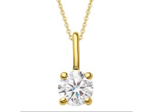 4065633533253 - Ketten-Anhänger 01 ct Diamant Brillant Anhänger aus 585 Gelbgold Schmuckanhänger Gr 01 ct mit Diamant Gelbgold 585-Diamanten goldfarben (gold) Damen Anhänger Gold Schmuck