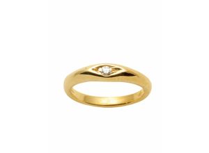 4065633591352 - Ketten-Anhänger ADELIA´S 585 Gold Anhänger Taufring mit Diamant Ø 101 mm Schmuckanhänger Gr 001 ct VVS = sehr sehr kleine Einschlüsse Gelbgold 585 goldfarben (gold) Damen Anhänger 585 Gold mit Diamant Goldschmuck für