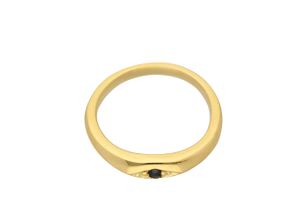 4065633591581 - Ketten-Anhänger ADELIA´S 585 Gold Anhänger Taufring mit Safir Ø 101 mm Schmuckanhänger Gr Gelbgold 585 blau Damen Anhänger 585 Gold mit Safir Goldschmuck für